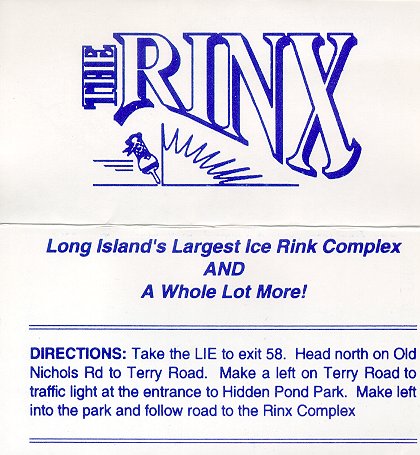 The Rinx brochure front